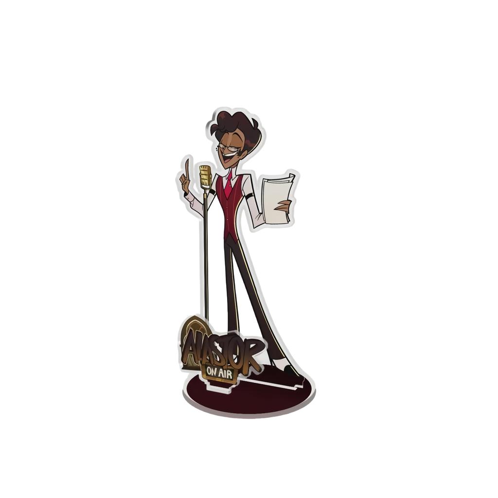 15CM Acrylic Standee Vox Alastor Vincent Velvet Abel Anime Peripheral Desktop Ornament Decoration Holiday Gift