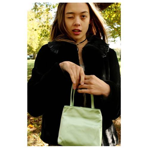Women Bag Silk-like 2025 New Spring Summer Korean Simple Solid Purses and Handbags Girls Bags