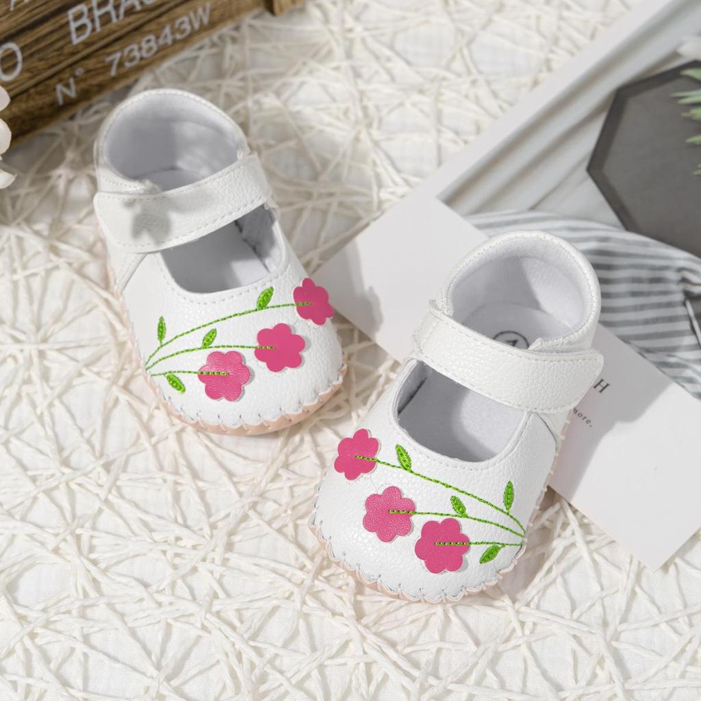 Baby Girl Soft Sole Non-Slip Casual Shoes, 0-1 Year, Cute Toddler Footwear