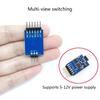 3 Way Video Switcher Module Video Switcher Module Blue 5.8Ghz 3Channel Video Switcher Unit For FPV Camera
