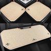 Universal Wood Bead Lumbar Support Car Seat Cushion Set - Cooling, Breathable, All-Season