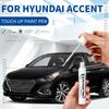 For Hyundai Accent White Car Paint Touch Up Pen Scratch Repair Remover Auto Body Repair Marker Waterproof Car Paint Repair Tool Detonation 4