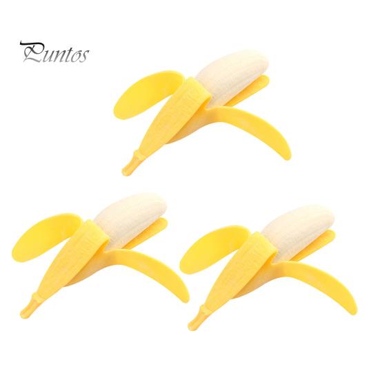 Anxiety Relief Toy 1/2/3Pcs Simulation Peel-off Banana Squeeze Stress Fruit Pinch Sensory Soft Kids Adults TPR Ball Calming Fidget
