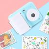 Kids' Instant Print Camera, 48MP HD 1080p Digital Camera with Print Paper for Boys and Girls Ages 3-12, Toy Camera for Toddlers (Blue, 0.6mm Thick)
