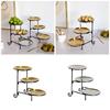 Three Tiers Display Stand for Festives and Casual Dining Detachable Cake Holder Wedding Banquets Cupcakes Holder
