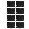 8pcs Speaker Corner Protectors Iron Cabinet Corner Guard Wrap for Stage Speaker Guitar Amplifier Cabinet Furniture