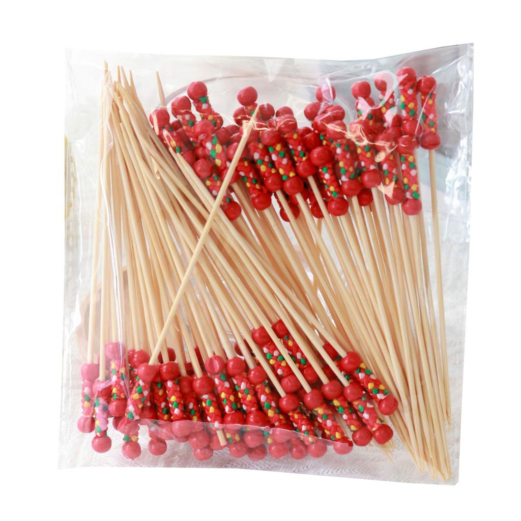 Biodegradable Bamboos Party Sticks Multipurpose Camping Utensils For BBQ Appetizers Art Projects And Table Setting