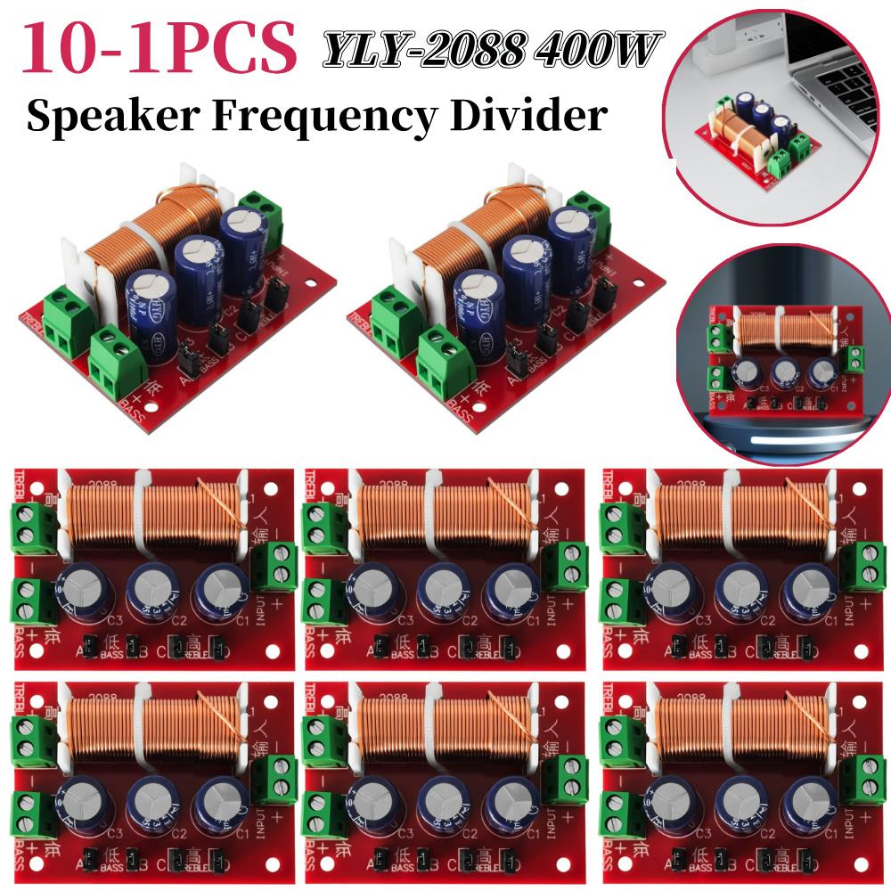 

YLY-2088 2 Way Crossover Filters Module Full Range Treble Bass HiFi Speaker Modification Upgrade Board Welding Free CHINA