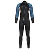 Mens 3mm Neoprene Wetsuit Fullsuit Front Zip Warmth Snorkeling Diving Swimming Surfing