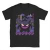 Summer Pokémon Anime Gengar Brand 100Pure Cotton Printed Tshirt Men Harajuku Casual Versatile Shortsleeved Y2k Loose