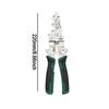 New Foldalbe Wire Stripping Pliers Voltage Testing Cable Cutting Crimping Pliers Multifunctional Wire Stripper Electrician Plier