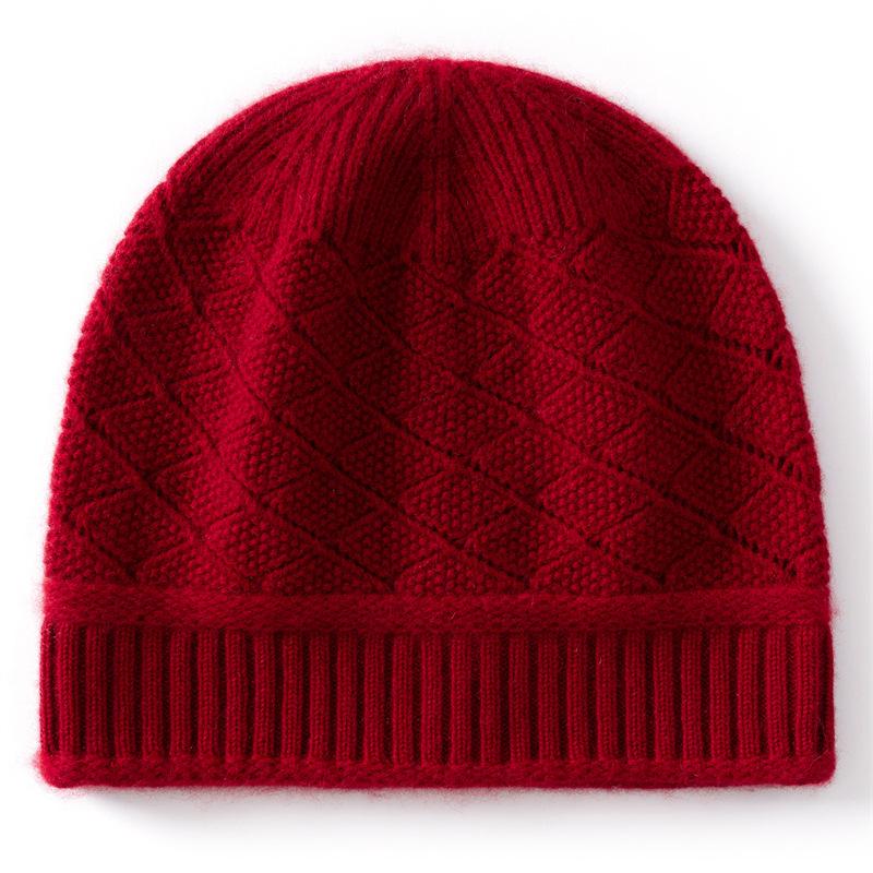 Customized Autumn and Winter New Cashmere Blended Dome Men's and Women's Warm Knitted Hats Are In Stock.
