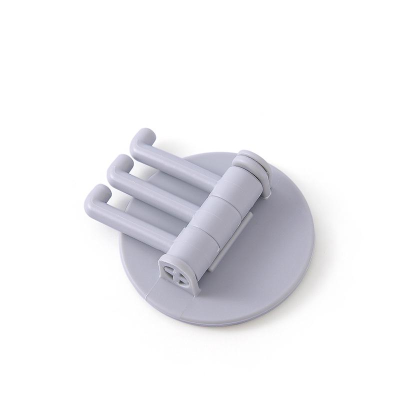 Cârlig rotativ adeziv: Cuier multifuncțional pentru prosoape de baie, fără urme și fără perforații.