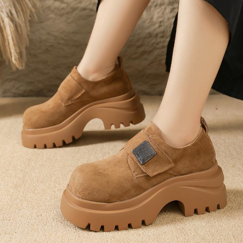 

Fashion Spring/Autumn Buckle Women s Platform High Heeled Bigtoe Single Shoes 2025 35