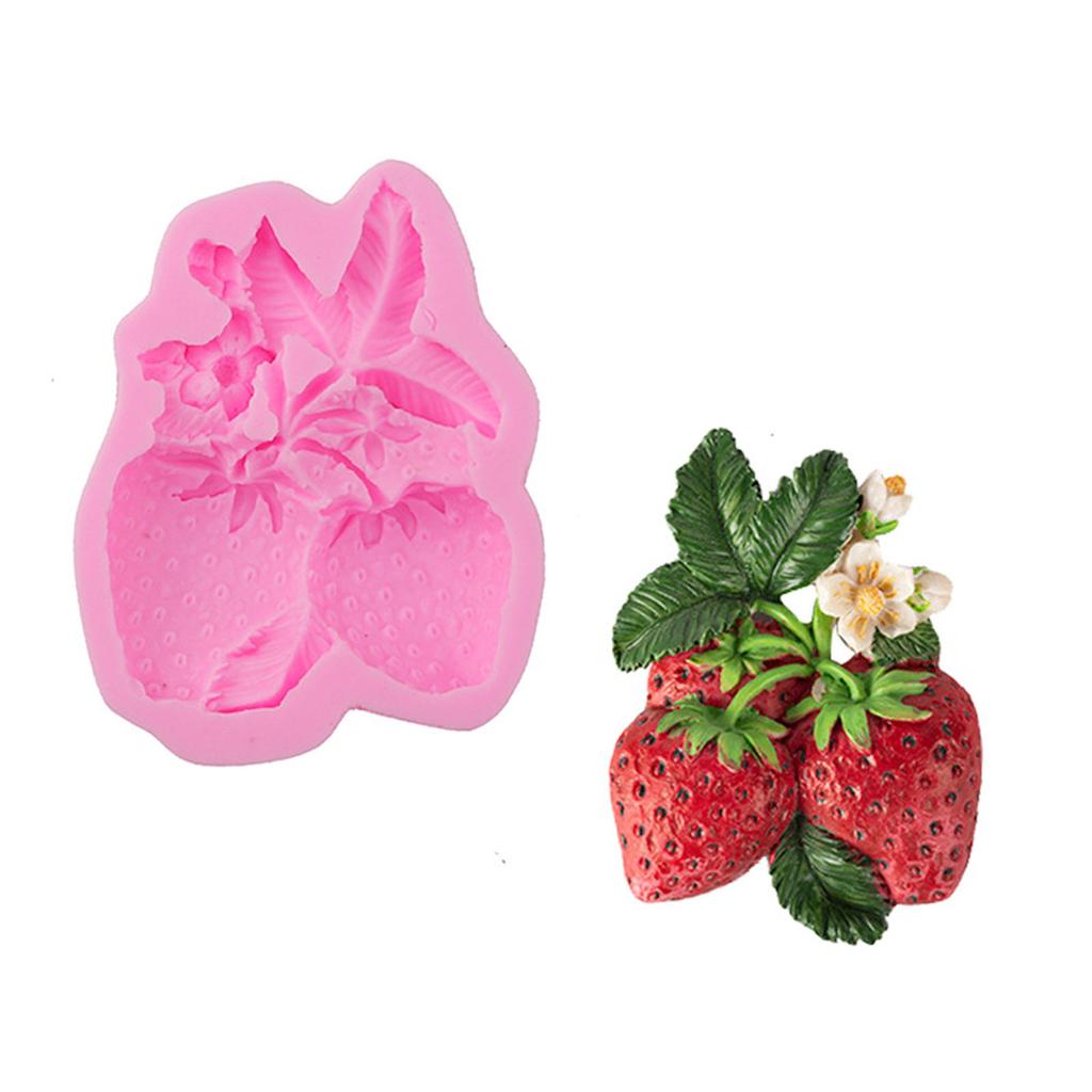 Silikon-Kerzenformen zur Kerzenherstellung, Pfirsich-Kirsche, Harzgussform, Ton, Basteln, Kerzenseife für selbstgemachtes Handwerk