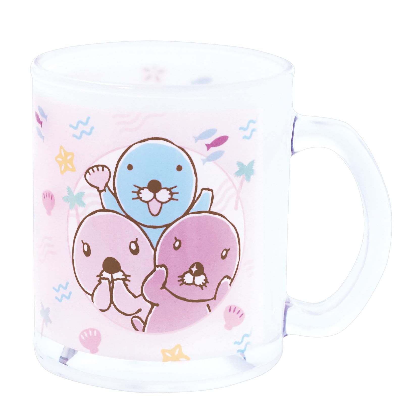 

Канешо Токи (Канэсё керамика) Кружка стеклянная коллаборация Бонобоно x Аквариум Тоба, Прибл. 320 мл, Друзья , Сделано в Японии, 809130