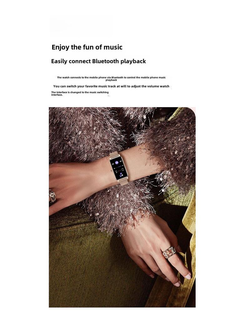 2024 ZX19 Damen Smart Armband: Herzfrequenzmesser, Menstruationszyklus-Erinnerung & Multisport-Modi