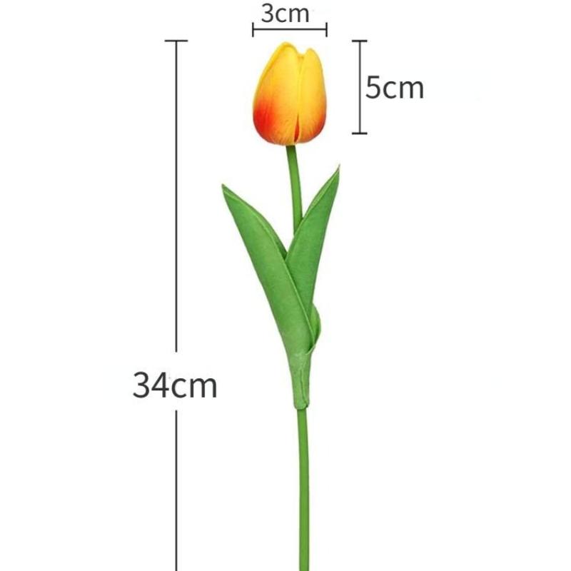Künstliche Tulpen Blumen Echt-Touch Tulpen für Dekoration Fake Tulpen Blumengestecke Künstliche Faux Tulpen Dekor für Tisch Wohnkultur