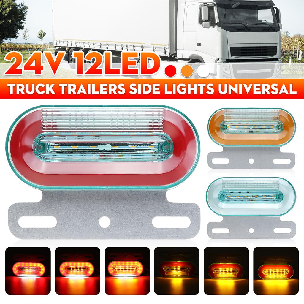 2x / 4x / 6x / 10x 12LED 24V Flowing LED Side Marker Signal Light