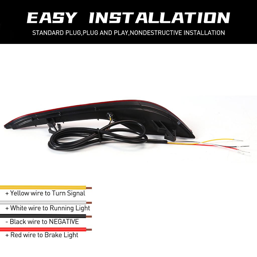 LED Rear Bumper Reflector Light For Chevrolet Malibu XL 2019 2020 2025 2025 2025 Warn Brake Dynamic Turn Signal Car Accessories