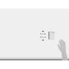 Panasonic Cosmo Series Wide 21 Rainproof Switch Guard Plate for 1 Series with Simple Key White Silver WTC7981S