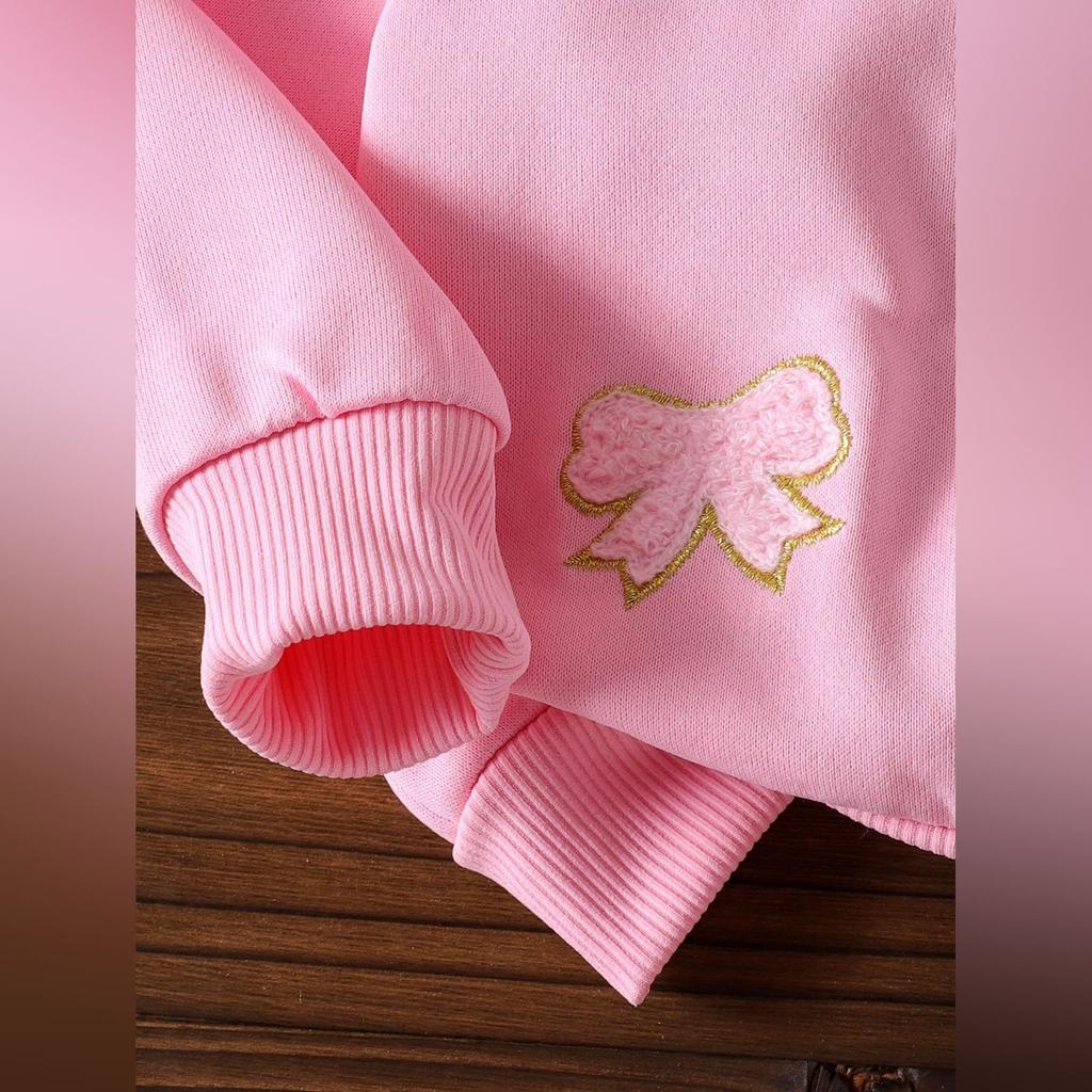 Kids Casual Long-Sleeve Set, Comfortable Daily Wear Outfits