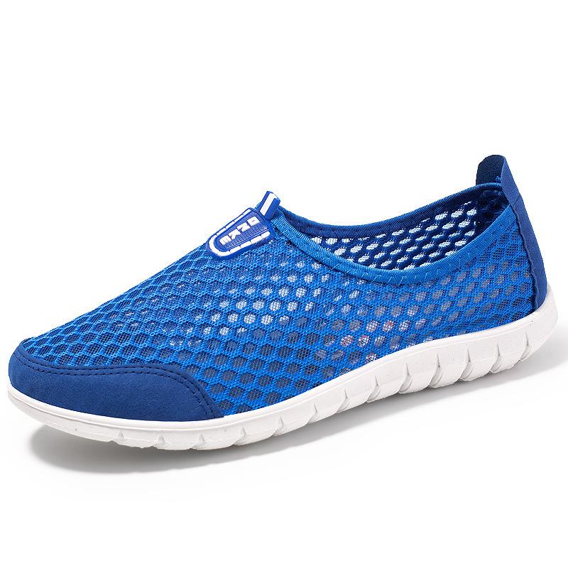 Staré Beijing Látkové Boty Síťové Boty Pracovní Protiskluzové Běžné Síťované Sandály Měkké dno Prodyšné Letní Líné boty