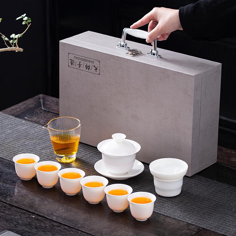 Chinese Mastercrafted Ceramic Tea Set