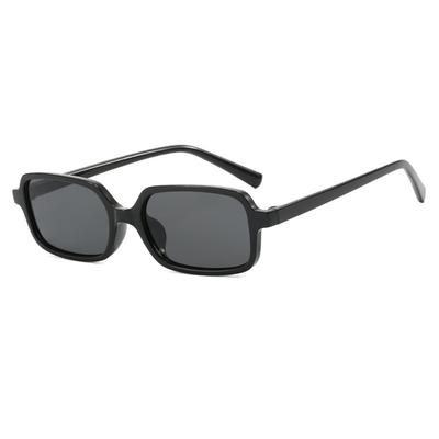 New Retro Rectangle Sunglasses Women Vintage Small Frame Classic Black Square Sun Glasses Designer Brand Ladies