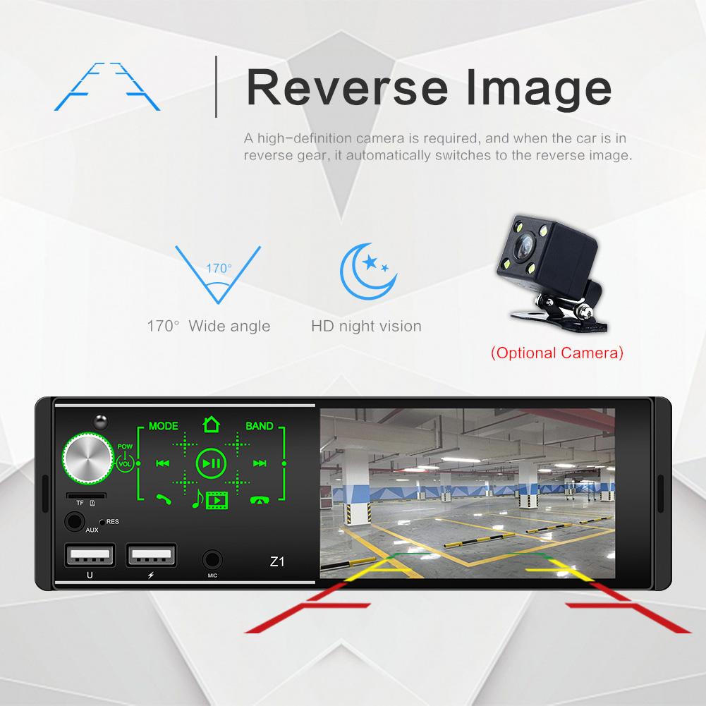 1DIN Touchscreen Dual USB Auto Bluetooth MP5 Player Bunte Lichter Karte U-Disk Radio Integriertes Gerät