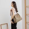 2025 Autumn Commuter Portable Oxford Cloth Women's Bag Shoulder Canvas New Popular Large Capacity Tote Bag