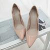 Women's high-heeled single shoes spring and summer temperament simple pointed thin heel super high heel shallow mouth large size low-top shoes