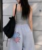 MOZMOZ Bermuda Star Patch Side Puck Sweatpants Melange