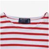 SainT James Maglietta a Maniche Corte per Bambini Striscia Moderna 2068 Neige Tulipe