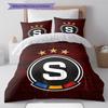 AC Sparta Praha Pattern Bedding,Quilt Set Quilt Cover Pillowcase Home Birthday Gift (1 * Duvet Cover + 2 * Pillowcase, Without Core)