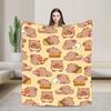 Cute Capybara Blankets  Flannel Awesome Warm Throw Blanket for Coverlet Decoration