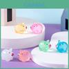 Cute Luminous Pig Resin Figurine For Miniature Garden And Desktop Decor