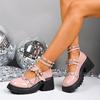 Fashionable and Sexy Bow Mary Jane Shoes Spring and Autumn New Round Toe Thick Sole Comfortable Casual Single Shoes for Women