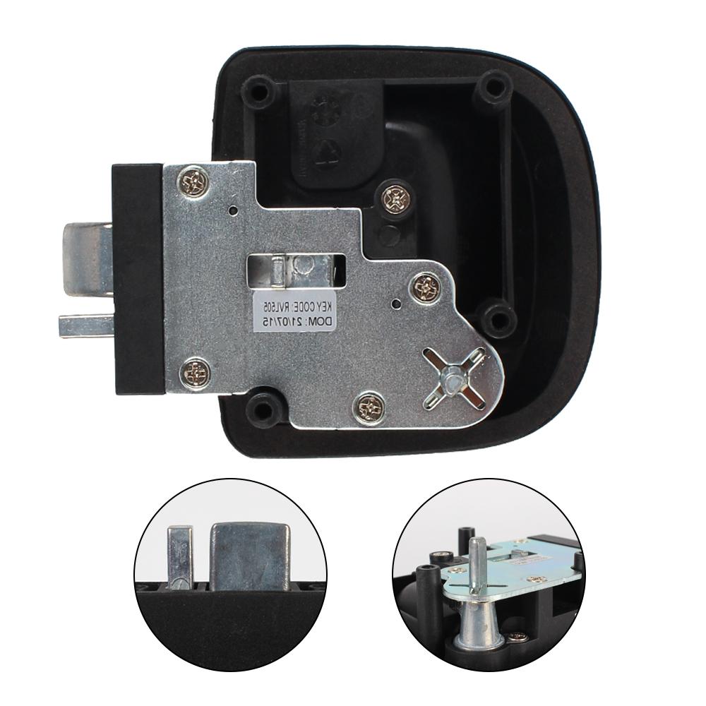 RV Camper Trailer Entry Door Lock Camper Accessories Door Latch Handle with Keys Double Open Door Lock RV Door Lock Replacement