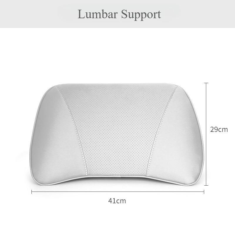 Memory Foam Car Headrests Neck Pillows Lumbar Support Car Seat Cushions Ergonomic Pillow for Comfortable Drive