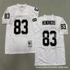 Rugby Jersey Oakland Raiders Retro Style Embroidered Football Uniform Mens Cotton Sport Shirt