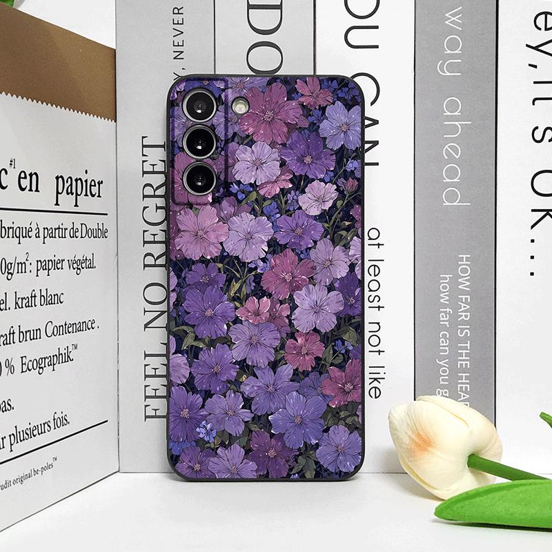 

Flowers Printing Beautiful Floral Fragments Phone Case for Motorola Moto Edge 50 Fusion 40 30 Neo G34 E14 G75 G35 G85 Pro Cover Moto E14 5G