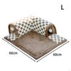 2 In 1 Cat Bed Play Tunnel Sleeping Mat with Removable Kitty Training Interactive Toy