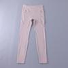 High-Strength Sports Tights High Waist Belly Contracting Yoga Pants Women's Fashion Side Pocket Peach Hip Fitness Pants Autumn
