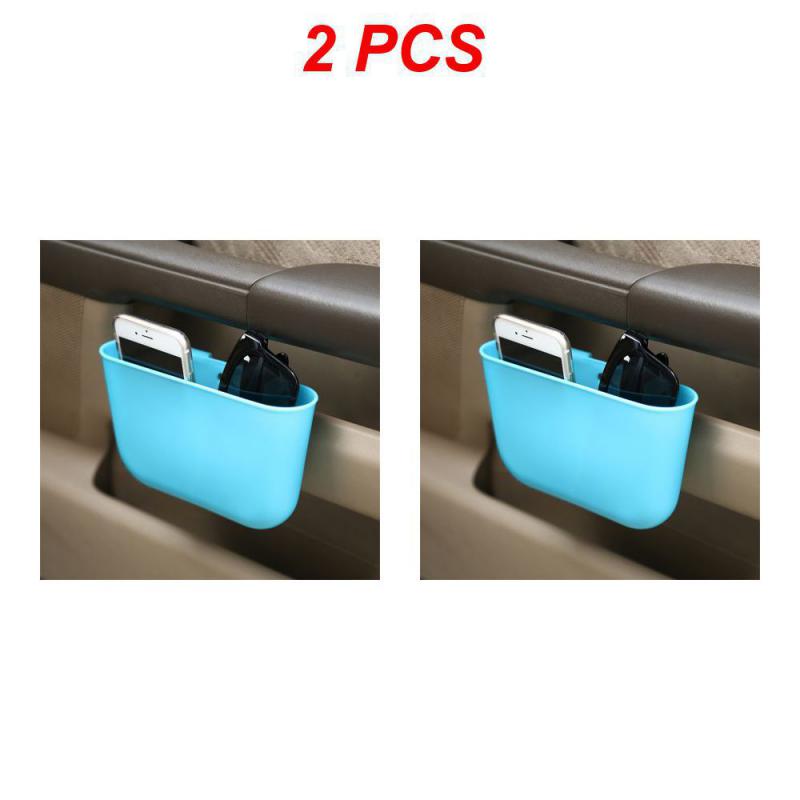 2~5PCS Small Garbage Bin Portable Double-button Design Car Interior Accessories Car Garbage Cans Creative Car Accessories
