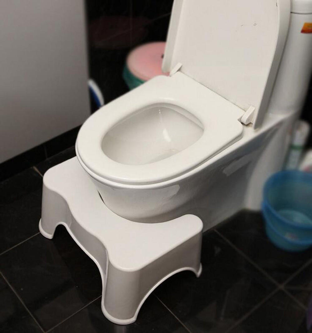 Sgabello WC In Bambù Ergonomico - Altezza 17cm Per Posizione Naturale Sgabello WC In Bambù Ergonomico - Altezza 17cm Per Posizione Naturale
