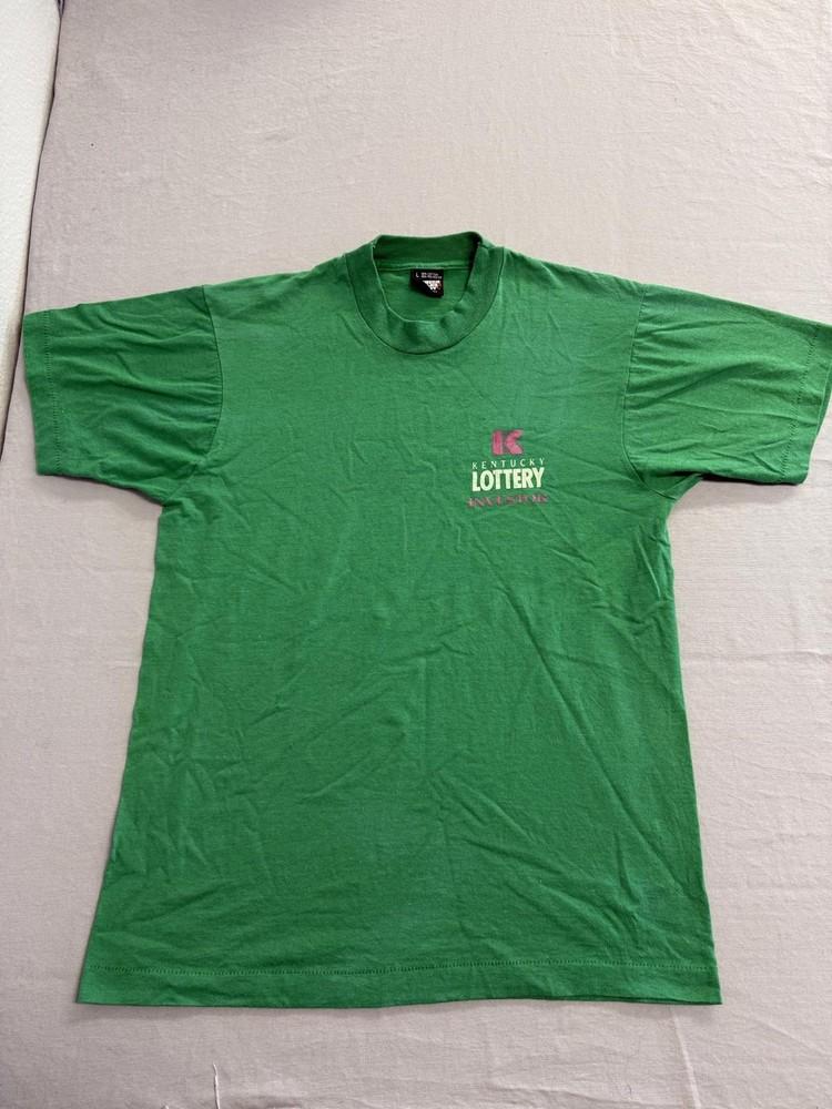 Vintage Kentucky T-shirt Kentucky Lottery Investor Large Unisex T-Shirt L