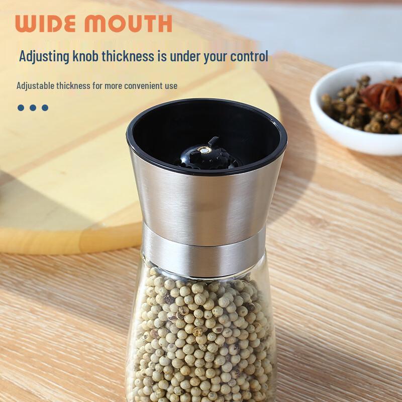 ZISIZ Manual Pepper and Spice Grinder Set