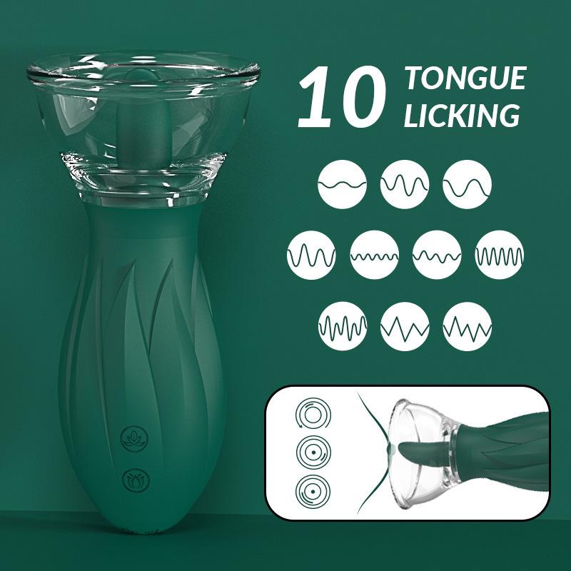 Cross-Border Clitoral Licking Suction Vibrator & Breast Massager