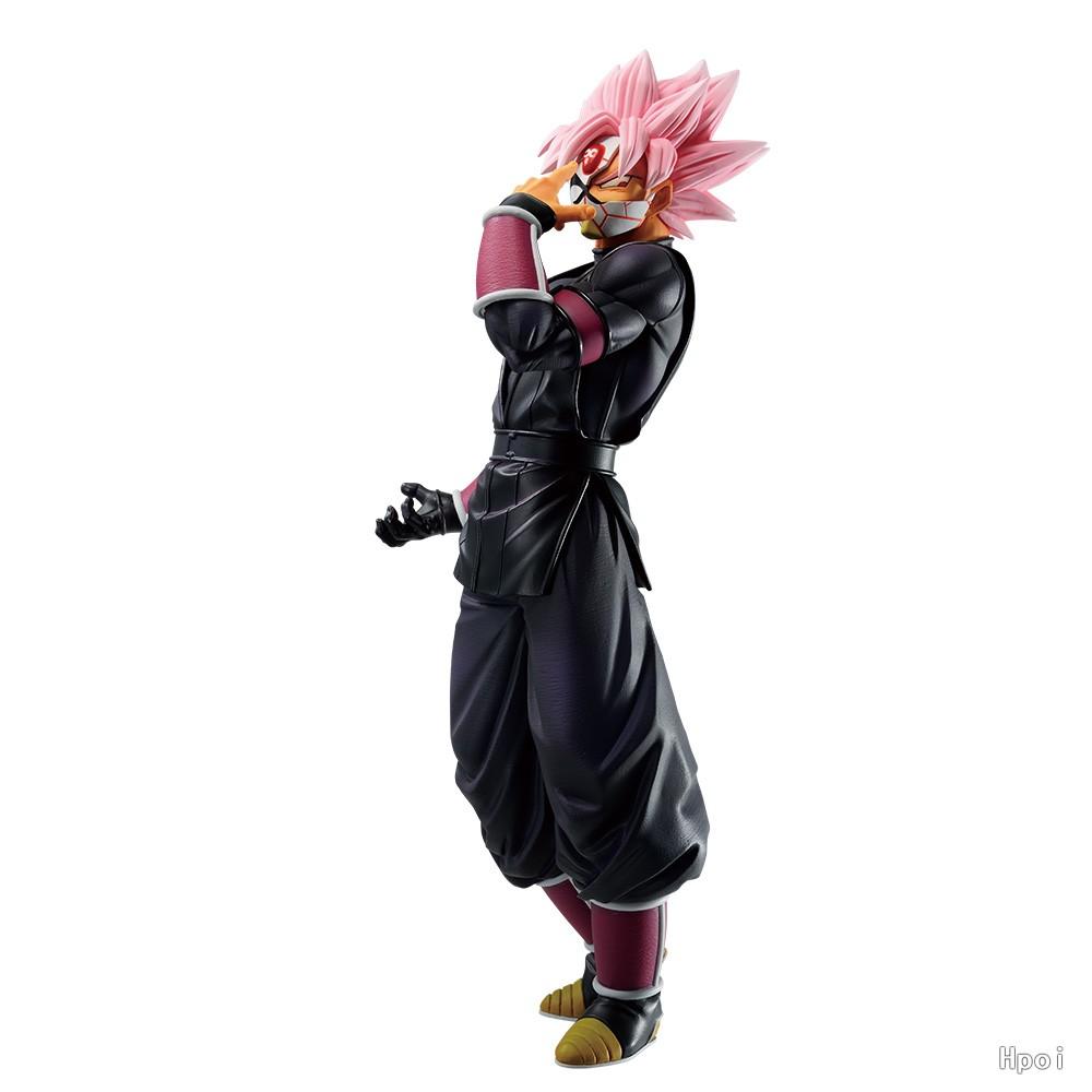 26CM Anime Dragon Ball Zamasu Figure Pink Mask Gray Martial Arts Uniform Dress Up Standing Model Toy Gift Action Figure PVC